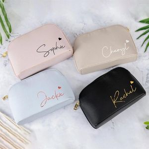 Sacos de armazenamento Saco de cosméticos personalizados com pequeno |Presente personalizado de maquiagem personalizada para sua dama de honra