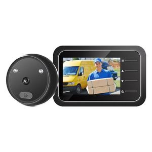 2024 2.4INCH LCD Video Peephole Doorbell Camera IRナイトビジョンビデオアイアドアベルビジュアルドアベルスマートホームアウトドアカメラ2。屋外1。