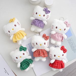 Cat Plush Doll Pendant Ryggsäck Tillbehör Plush Toy Keychain Doll