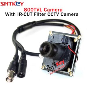 Cameras SMTKEY 8330 HD 800tvl cmos board cctv camera small mini camera +3.6mm lens + cable (38*32 size cctv camera board)