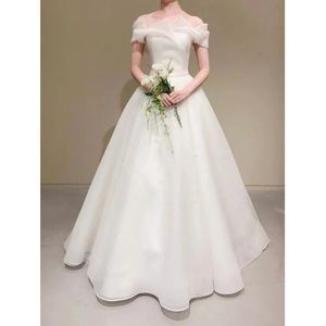 Elegant von der Schulter eine Linie Brautkleider Einfach Long Vestidos de Novia 2023 Sukienka na Wesele Custom Made Plus Size 240329