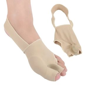 2024 1 Par Big Toe Protector Justera unisex mjuka pedikyrstrumpor för bunions hallux valgus ortopedisk bandage fotvård