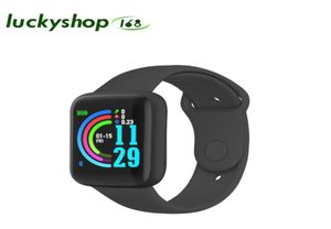 Smart Watch Y68 Bluetooth Fitness Tracker Sport Sport Monitor Blood Waterproof Bransoletka D20 Pro dla Android iOS8880722