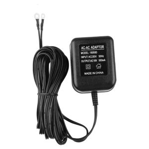 Dörrklockor AC Doorbell Power Adapter, 18V 500 mA Doorbell Transformator, 10m kabel, kompatibel ringdörrklocka, videodörrklock EU -kontakt