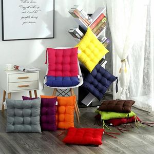 Poduszka 1pc zagęszcza domowe dekoracyjne poduszki do siedzenia do krzesła do krzesła miękka kwadratowa sofa s solidne oparcie koloru