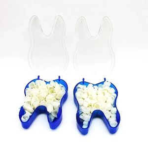 60pc/pakiet korony dentystyczne doustne zęby wybielania przedniego korony zębów porcelanowa Tymczasowe zęby dentystyczne narzędzia dentystyczne dentysty