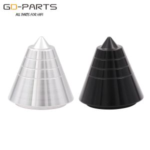 Amplifier Machined Solid Aluminum Isolation Spike Cone Feet Stand Damper For Hifi Turntable Speaker AMP 30x31mm 39x31mm 44x31mm M6 M8 Bolt