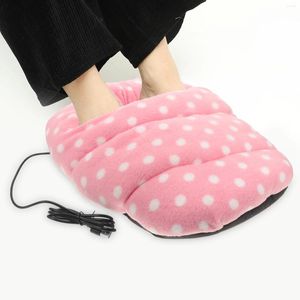 Pillow Foot Warmer Feet Warming Bed Heating Pad Keep Warmers Safe Short Plush Heated Miss Supple
