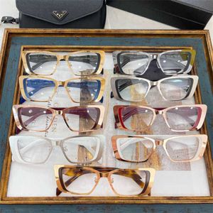 Högkvalitativ fashionabla solglasögon Mäns lyxdesigner Kvinnors solglasögon Cat Eye Lens Frame Net Red Ins Personlig kortsiktig PR84WV