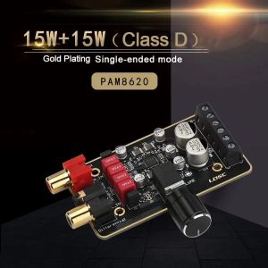 Amplifikatör 15W*2 2.0 CH PAM8620 Dijital Ses Amplifikatör Kartı Ev Audio Stereo DIY Hoparlör AMP KAPI DC 8V26V