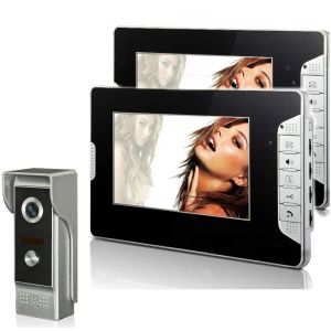 Doorbells Smartyiba Wired 7"inch Monitor Video Doorbell Door Phone Video Intercom Security Night Vision 1 Camera 1~2 Monitor System