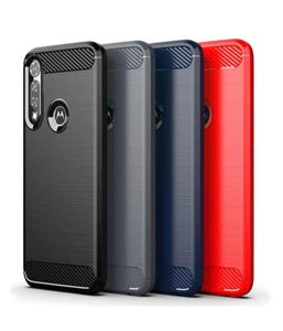 Tekstura włókna węglowego TPU dla Motorola G Power Play Stylus One ACE 5G MOTO G7 G9 G9 Play E5 E6 Plus Z3 Z46431345