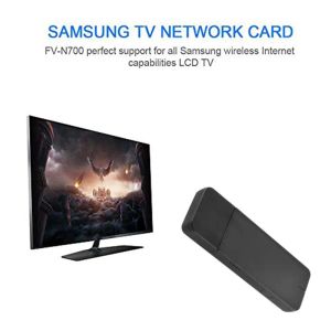 Адаптер mini 2.4/5G 300 Мбит/с адаптер USB Wlan Lan Lan Lan PC WiFi odbiornik audio dla Smart TV Samsung wis12abgnx wis09abgn