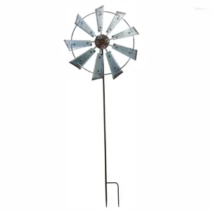Garden Decorations Wind Spinner Rotation Outdoor Yard Decoration Iron Metal Rotating