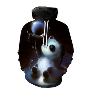 Gigantesco maglione stampato con cappuccio 3D panda 3D Coppia di moda Coppia di moda Coppia UNISEX MANICA UNISEX FONDIRTI POLLOVER CR6154968