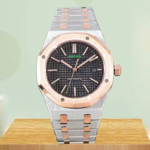 Relógio de designer de luxo masculino 41mm 904L Aço inoxidável 2813 Movimento automático Aço de aço safira vidro impermeável Relógio luminoso Moda