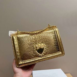 Borsa a traversa a tracolla a traino a catena in pelle vera pelle leopardo spalla a spalla in metallo fibbia magnetica quadrata donna frizione borsetta tasca con cerniera