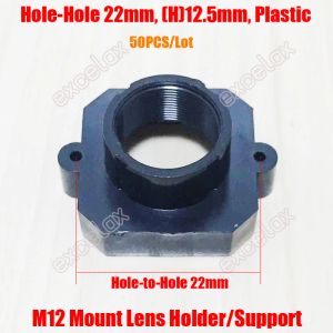 Parts 50PCS/Lot Hole Distance 22mm Height 12.5mm M12 Mount Plastic CCTV Camera Module Board Lens Support Adapter Holder Bracket