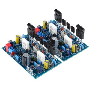 Förstärkare 1Pair Power Amplifier Board 100wx2 Amplificador IRF240 FET Class A Power Amplifier Audio Board amp för Home Sound