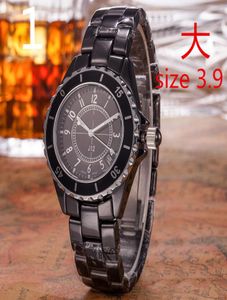 Ceramic Watch White Xioxiang J 12 Women039S Кварцевая водонепроницаемая бабочка Lovers3807674