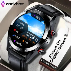 Zegarki Zodvboz Sport Smart Watch Mężczyźni zawsze wyświetlają czas na Bluetooth Watches 4G Memory Local Music Playback Waterproof Waterproof Smartwatch