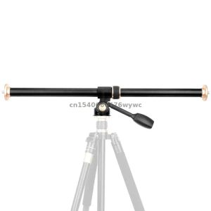 Monopods QZSD Horizontal Bar Camera Mount Tripod Accessory Aluminum Alloy Rotatable MultiAngle Center Column Rod with Locking System