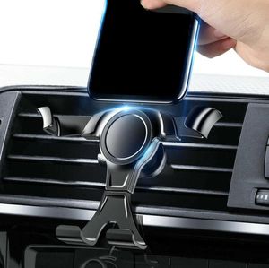 Telefonhalter Auto Lock Car Phone Holder Air Vent Clip Mount Ständer kein magnetischer Schwerkraft -Mobiltelefon -Ständer in CAR8739715