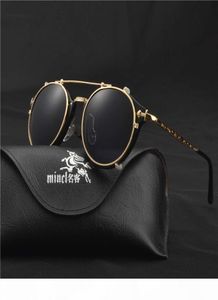 Mincl Magnet Плоские солнцезащитные очки с двойным использованием зажима зеркальные солнцезащитные очки Menclips Custom Рецепт Myopia Eyeglasses LXL9551408
