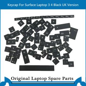 Caps Replacement Keyboard Key Cap for Surface Laptop 3 4 Keycap UK Version Black