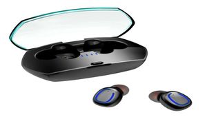 LHZW SMtech Supper Mini Bluetooth Headset 50 TWS Wireless Headsets with Charging Box Twins BT Earphone Hands Sports Inear E9079606