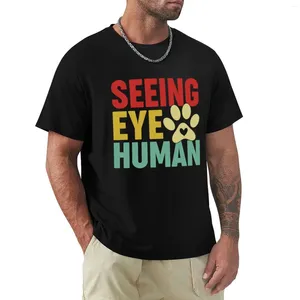 Männer Polos sehen Augen menschliche T-Shirt Sportfans süße Tops Hippie-Kleidung für eine Jungen Herren-T-Shirt-Grafik