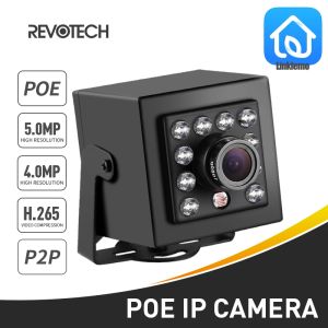 Kameralar 940NM IR Görünmez Poe H.265 HD 4MP 5MP Mini Tip IP Kamera Gece Görüşü Kapalı Güvenlik 1616P / 1080P P2P CCTV Sistem Videosu