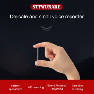 レコーダーSttwunake Voice Recorder Mini Activated Recording Dictaphone Micro Audio Sound Digital Flash Drive Secret Record