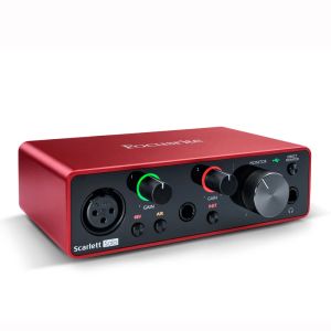 Amplifier Promotion Focusrite Scarlett Solo 3rd gen 2 input 2 output USB audio interface sound card professional for recording Microphone