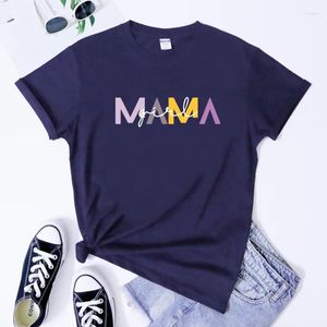 女性のTシャツ女の子ママコットンTシャツレトロマザーデイギフトTシャツキュートママオブガールズグランジティーシャツトップ