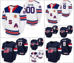 Thr 6 Джек Хьюз Хоккей Джерси USA U18 Команда 19 Alex Turcotte Cam York Cole Colefield Fensore 2021 Biosteel All American Game Whit1246597