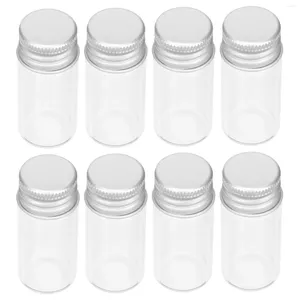 Storage Bottles 10 Pcs Liquid Makeup Ink Bottle Essential Oil Experiment Dispenser Straight Glass Traveling Mini