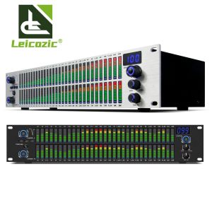 Megafono equalizzatore audio leicozic digitale 2channel 2u Spectrum LED DSP Equazador EQ312 EQ312 Attrezzatura da studio di registrazione