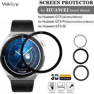 Watches 100pcs 3d Soft Screen Protector for Huawei Gt3 Pro 43mm Gt3 Se Gt3 46mm 42mm Smart Watch Full Cover Antiscratch Protective Film