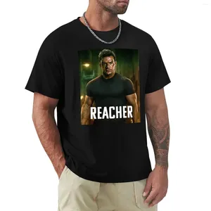 Erkekler Polos Jack Reacher T-Shirt Bluz Sevimli Üstler Gümrükler Men için Kendi Siyah T-Shirts Tasarlayın