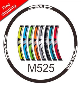 M525 Wheelset RIM -klistermärken för MTB Mountain Bike Bicyle Wheels Ställ Rim Ersättning Race Dirt Decals Mseries M5257190690