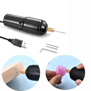 Tools Mini Electric Drill Handheld For Epoxy Resin Jewelry Making Wood Craft Tools 5V USB Plug for Jewelry Making