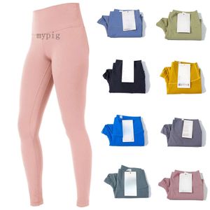 Leggings de ioga de grife nuas de ioga calças de ioga Mulheres altas cinto esporte leggings Quick seco