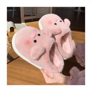 Slippers H Animal Soft And Comfortable Women's Home Rubber Sole For Women My