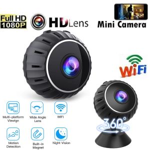 Kameror 1080p Mini Camera Video Surveillance Cams WiFi Night Voice Video Security Protect Remote Wireless Monitor Camicorders Smart Home