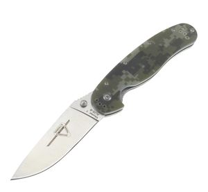 Онтарио крыса модель 1 тактического складного ножа Высококачественный AUS8 Sharp Blade G10 Ручка OEM Camping Ножи для выживания8015046