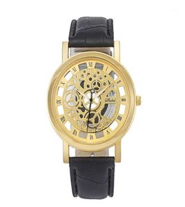 Armbanduhr 2021 Fashion Dress Leder Handband Watch Big Dial Men Business Casual Clock Schädel Relogio Maskulino für männlichen Boy13158137