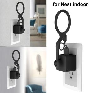 Kameror 360 ° Justerbar bollfog vägg AC Outlet Mount Holder för Nest inomhus kamera ABS Torre de Tomada Camera Tomada US Plug 110V