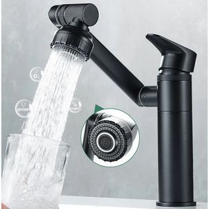 1080 ° Obrotowy zlew łazienkowy kran Basen Mikser Zamontowany Splash Water Water Kot Prysznica Aeratory Tapware Rura x 2 240325