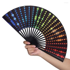 Decorative Figurines 1PC Chinese Japanese Style Folding Hand Fans For Men Women Festival Gift Dance Fan Crafts Accessory